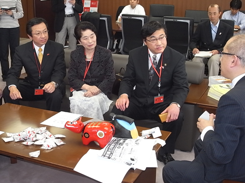 会津地域の関係者が溝畑長官に対策を要望