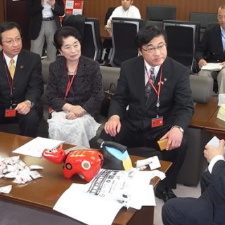 会津地域の関係者が溝畑長官に対策を要望