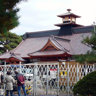外装部分がほぼ完成した「箱館奉行所」