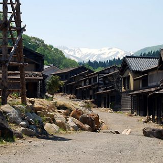 宿場町のオープンセット