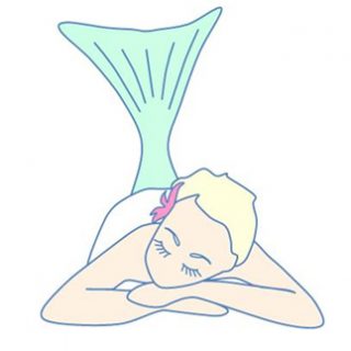イメージキャラクターに決定した人魚の「ルーナ」