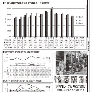 データ 18年沖縄県入域観光客 過去最高984万2400人に