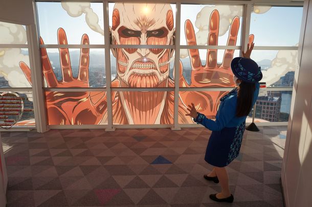 進撃の巨人in福岡タワー を12月27日まで開催