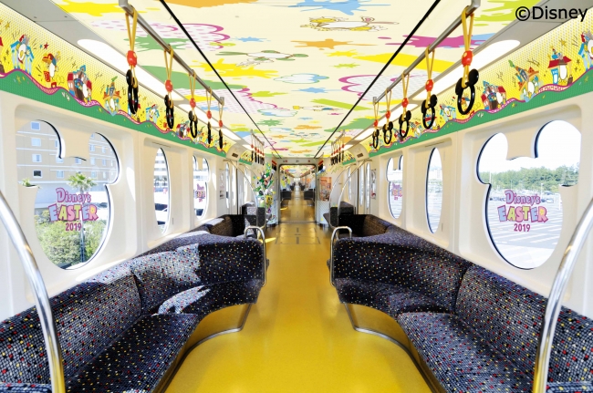 舞浜リゾートライン ラッピングモノレール ディズニー イースター ライナー を4月2日から運行 観光経済新聞