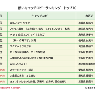 地域の熱いキャッチコピーランキング 1位に結城市 元気 ステキ ゆうき