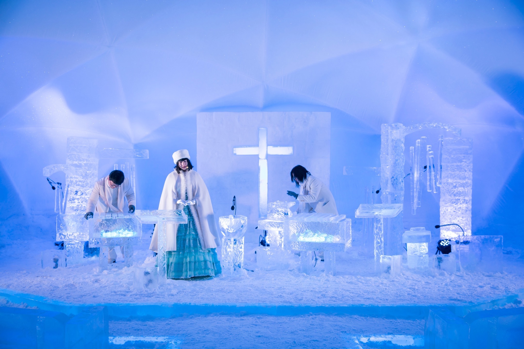 星野リゾートトマム 氷の楽器で奏でる 氷のコンサート を2月17日に開催 観光経済新聞